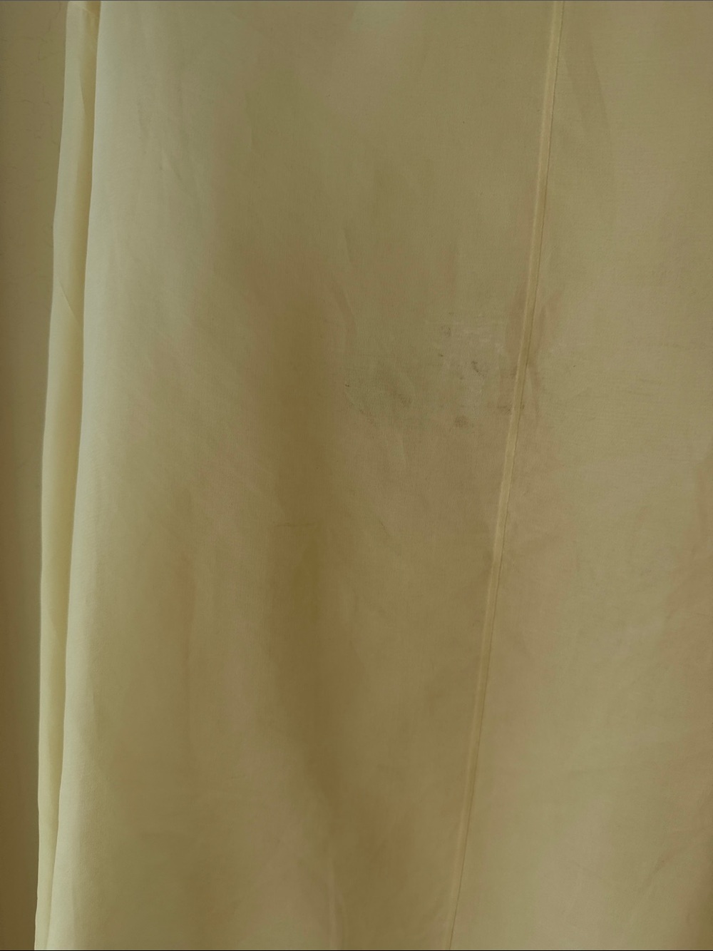 The Row Sheer Cream Mock Neck Long-Sleeve Blouse size Large - Picture 12 of 14